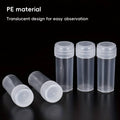 200 Clear Plastic Storage Bottles with Lids for Pills, Beads and Small Items - view 5