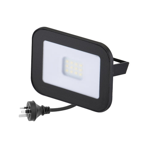Deta 12W LED Slim Profile Security Flood Light - 1200 Lumens - Black - SuperSaverAU - view 1