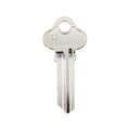 Ehi Silver Blank Key - 41mm x 19mm - Nickel Plated Brass - Versatile - SuperSaverAU - view 1