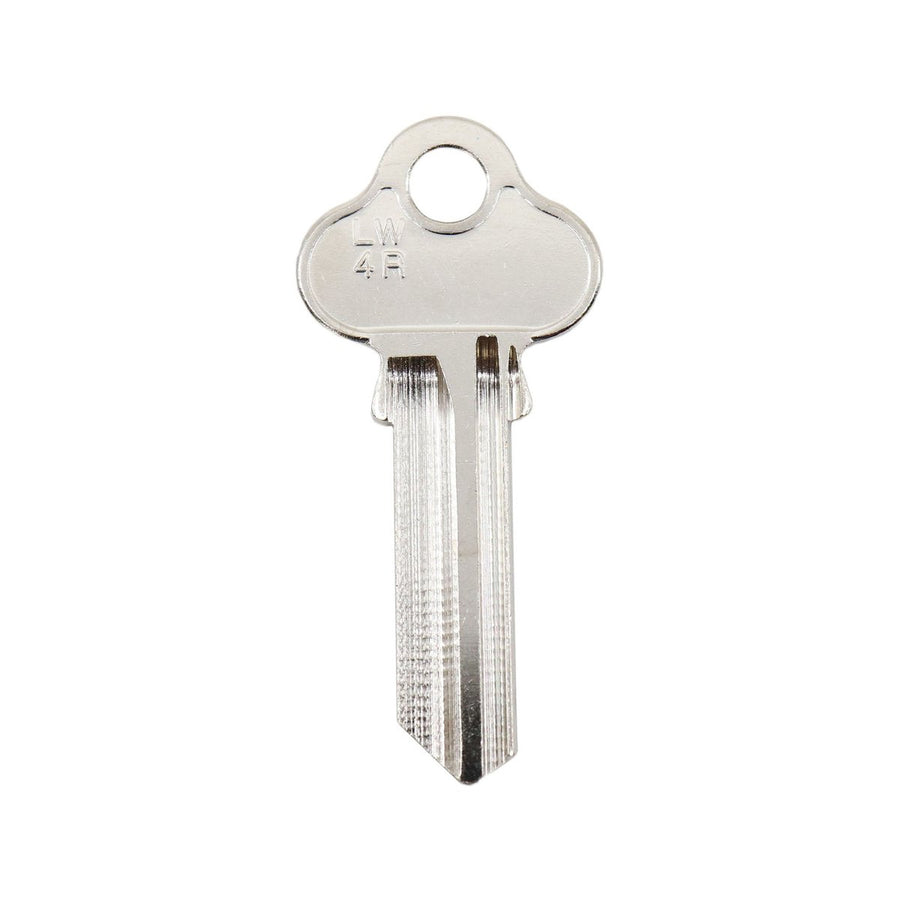 Ehi Silver Blank Key - 41mm x 19mm - Nickel Plated Brass - Versatile - SuperSaverAU - view 1