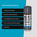 White Knight Rust Guard Woodland Grey Satin Touch Up Spray Paint 300g