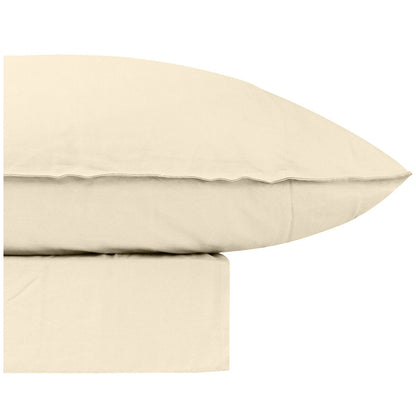 Odyssey Living Bamboo Linen Sheet Set 4 Piece King Natural