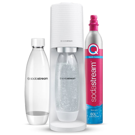 SodaStream Sparkling Water Maker Terra Value Pack White