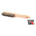 Trojan 5x15 Row Stainless Steel Wire Brush - 34mm x 290mm - Rust Removal - SuperSaverAU - view 2