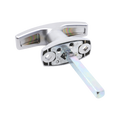 Liftaway Front Fix T-Handle Garage Door Lock, Steel, Satin, 2 Keys