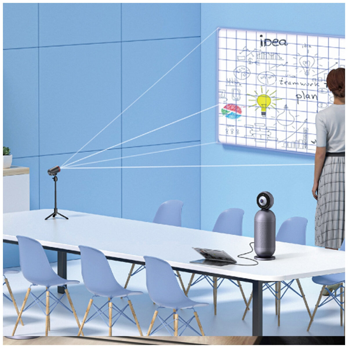 EMEET Meeting Capsule Pro Conference Room Kit With Wireless Co-Camera G1KIT - SuperSaverAU - view 6