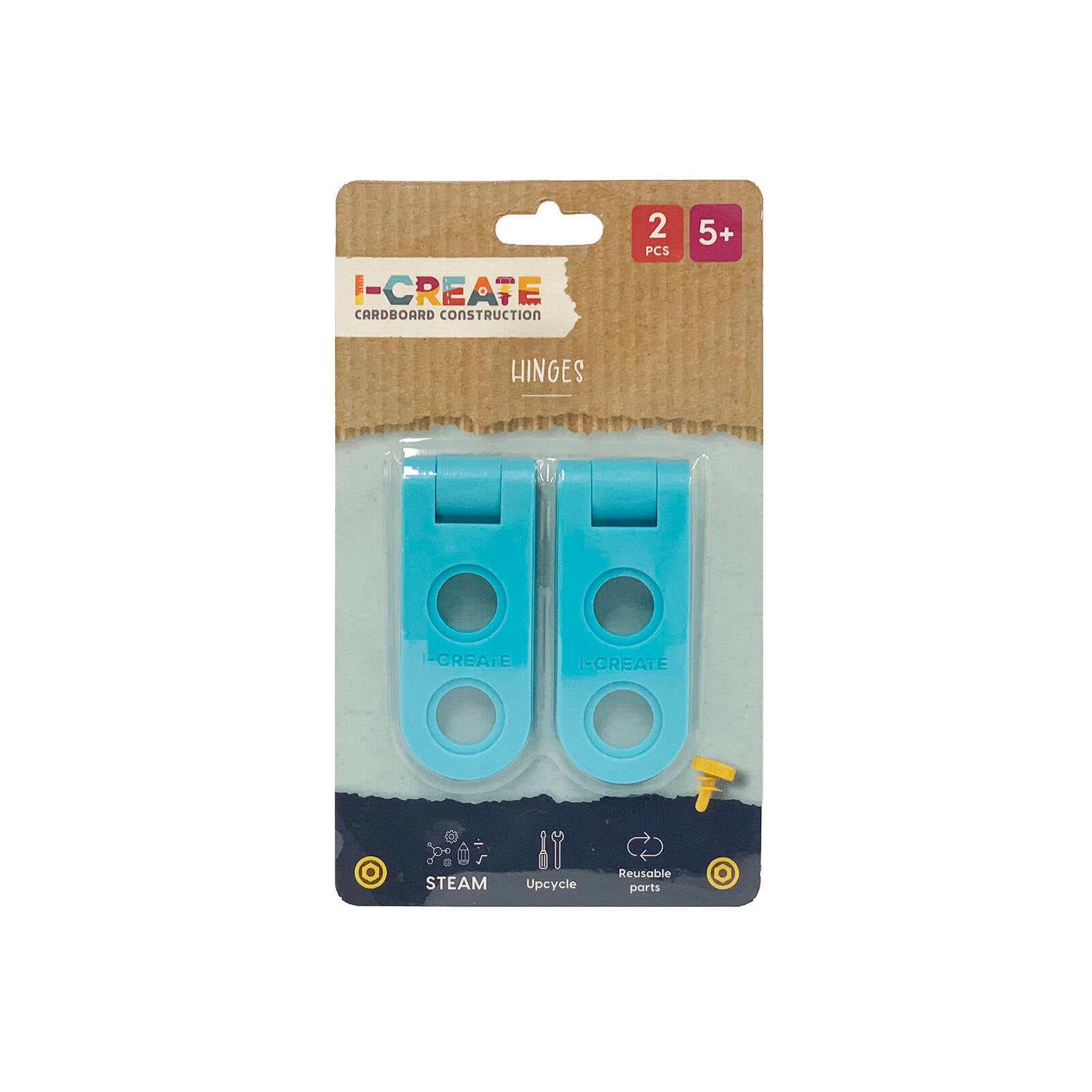 I-Create Blue Hinges, 2 Piece for Cardboard Creations