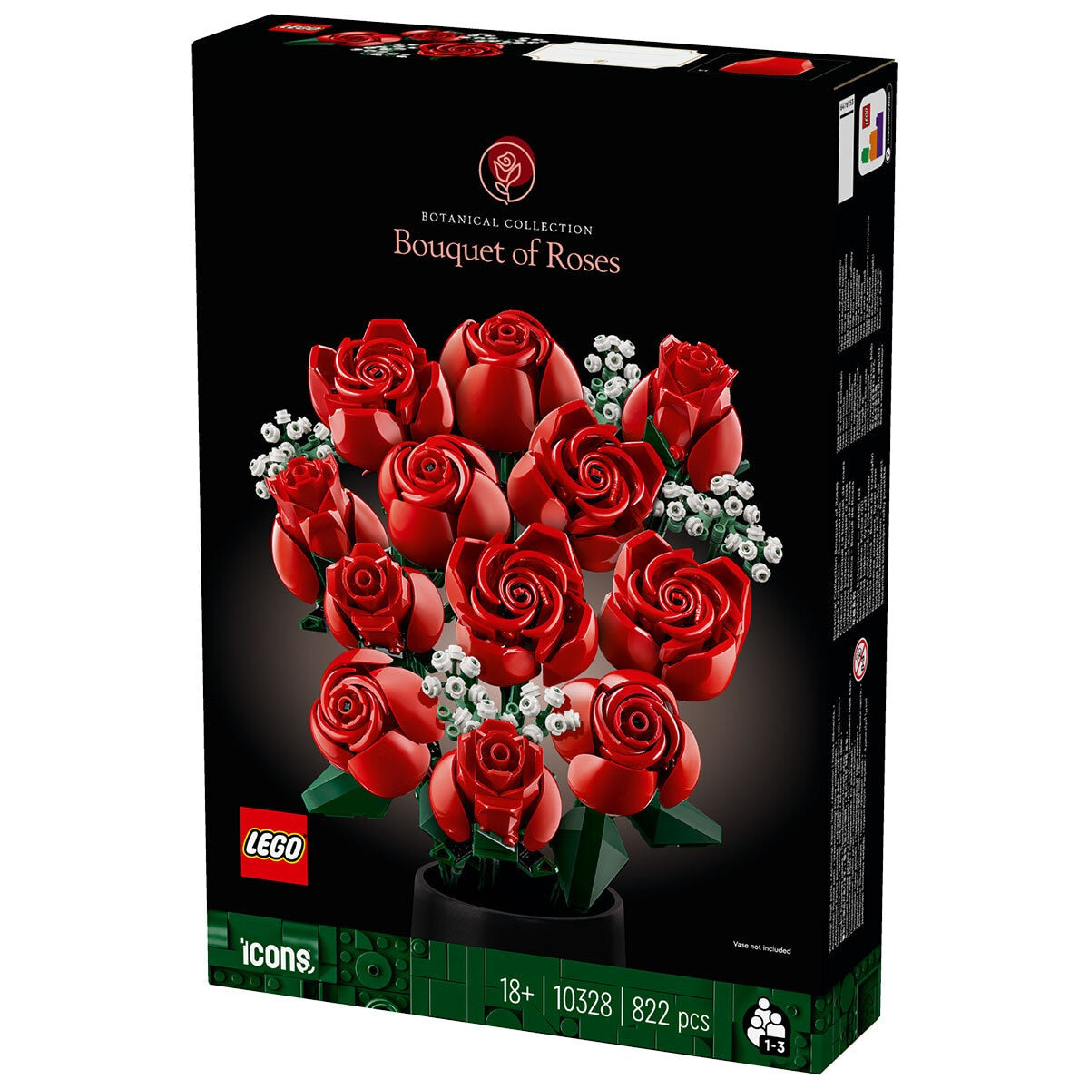 LEGO Botanicals Bouquet Of Roses 10328 - SuperSaverAU - view 11
