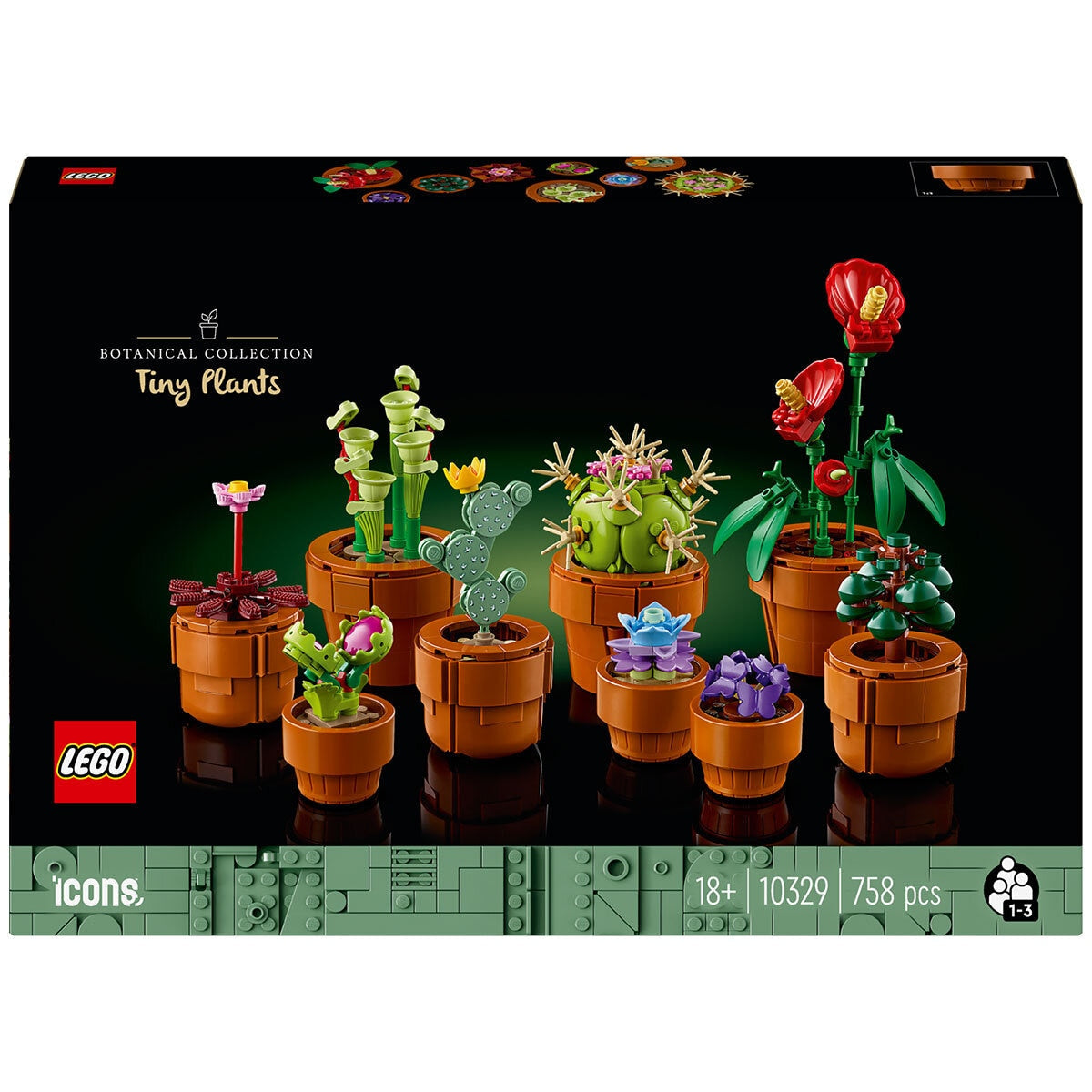 LEGO Icons Tiny Plants 10329 - SuperSaverAU - view 9