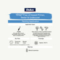 Dulux Prepcoat 1Step Oil Based Primer Sealer & Undercoat 500ml White