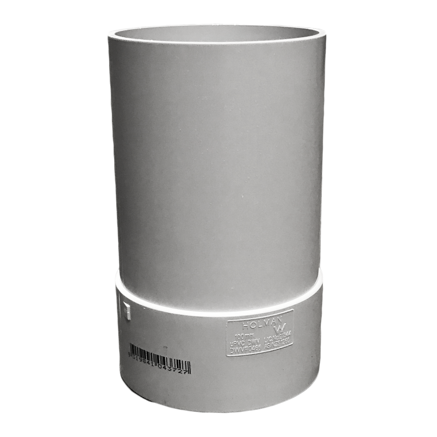 Holman 100mm PVC DWV Slab Adaptor - Grey - Durable - Easy to Install - SuperSaverAU - view 1