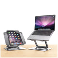 mBeat Stage S12 Rotating Laptop Stand with USB-C Docking Station Space Grey MB-STD-S12GRY - SuperSaverAU - view 4