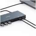 mBeat 15 In 1 Triple Display USB-C Dock MB-UCD-X15 Space Grey HDMI x 2, DP x 1 - SuperSaverAU - view 3