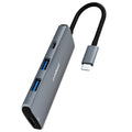 mBeat 7 In 1 USB-C 3.2 Gen2 Hub With 8K Video 10Gbps Data Space Grey MB-UCD32-U7 - SuperSaverAU - view 1