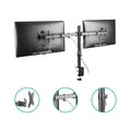 activiva ErgoLife Dual Monitor Arm ACA-BMA-DC01K Supports 13-32 Inch Screen Size - SuperSaverAU - view 4
