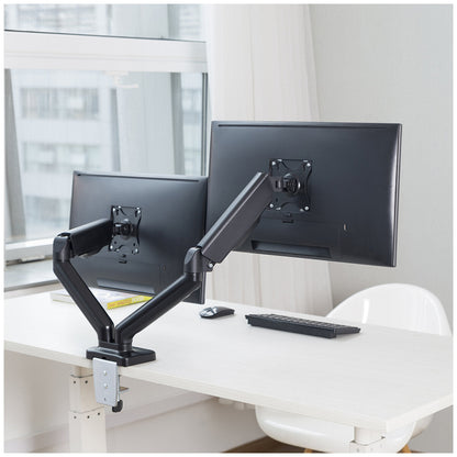 activiva ErgoLife Dual Monitor Arm ACA-MMA-DGC01K Steel Gas Spring | Supports 17-32 Inch Screen Size