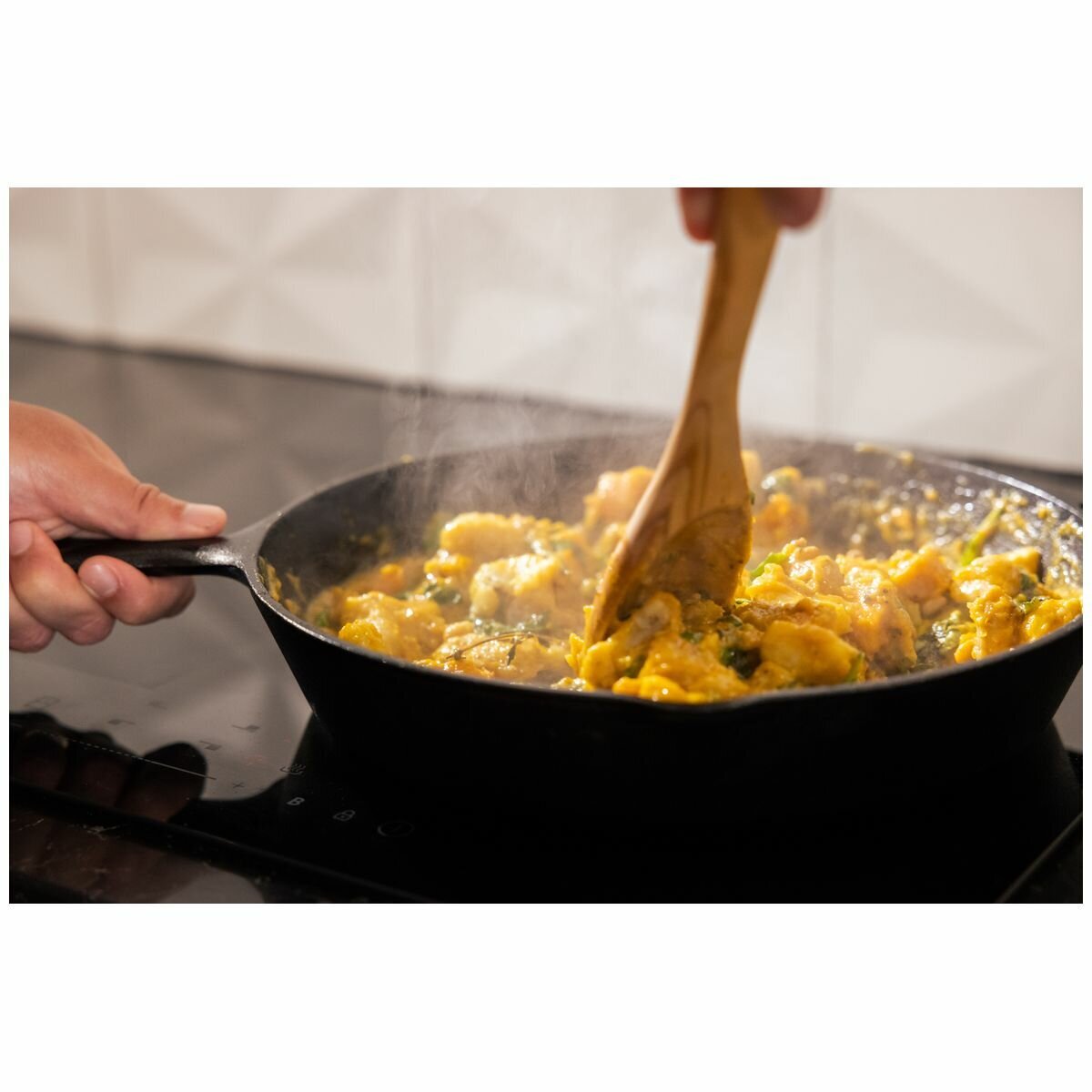 Haier 90cm Electric Cooktop - Black Ceramic Glass, 5 Elements, Touch Controls, Spill Detector - HCE905TB3