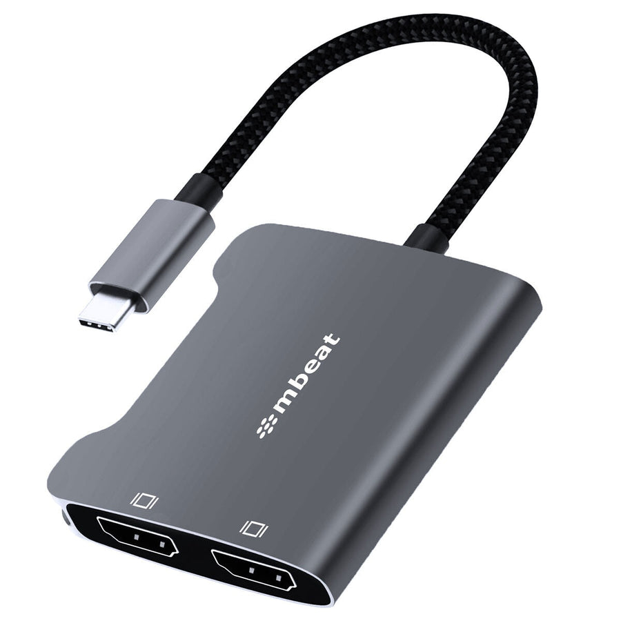 mbeat Tough Link USB-C To Dual 4K HDMI Adapter MB-XAD-CDHD - SuperSaverAU - view 1