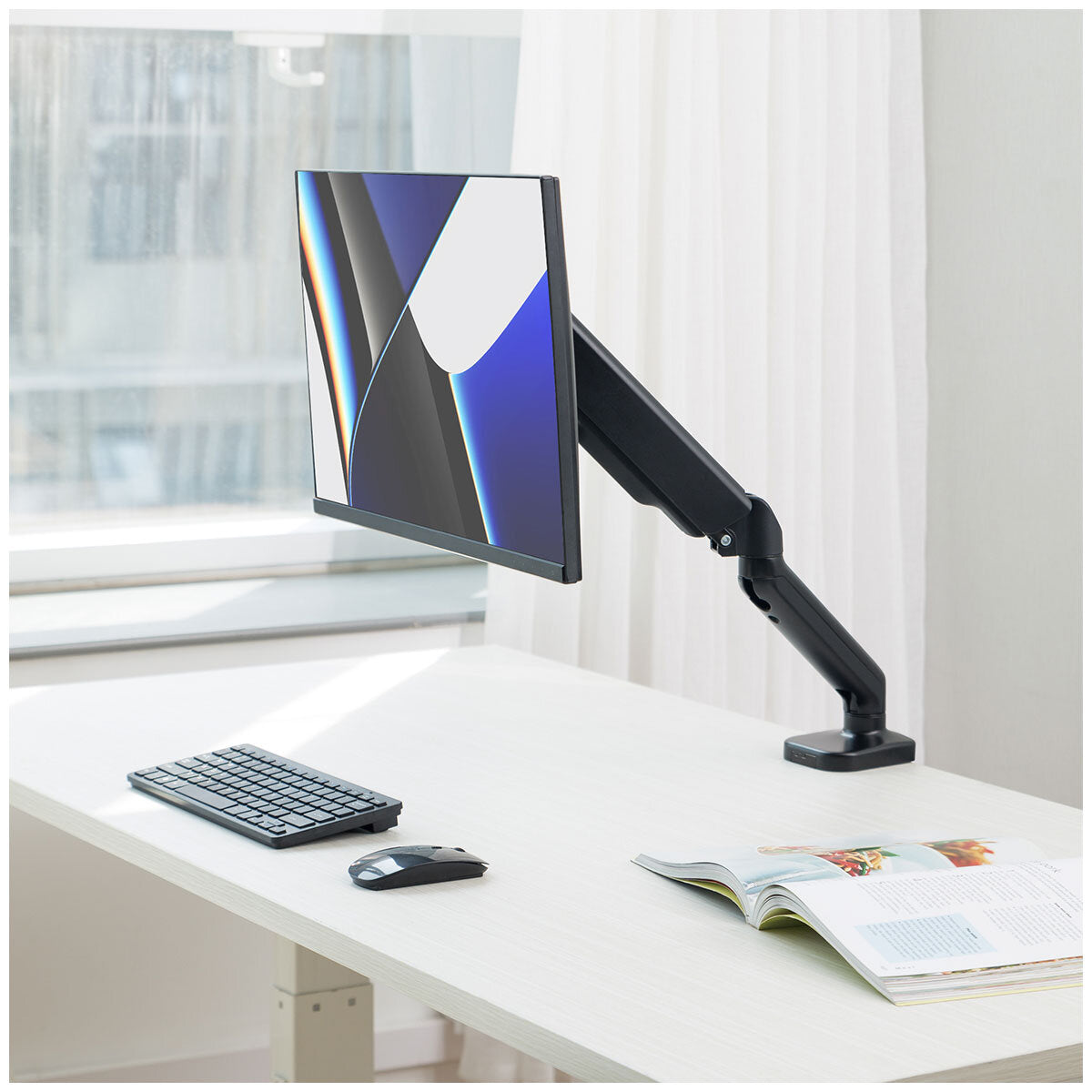activiva ErgoLife Single Screen Steel Gas Spring Monitor Arm ACA-MMA-SGC01K - SuperSaverAU - view 7