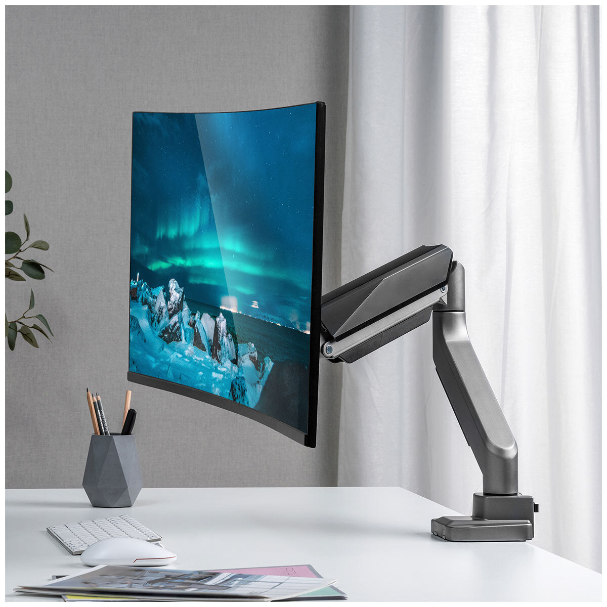 activiva Heavy Duty Single Screen Gas Spring Monitor Arm ACA-HMA-SGS01Y