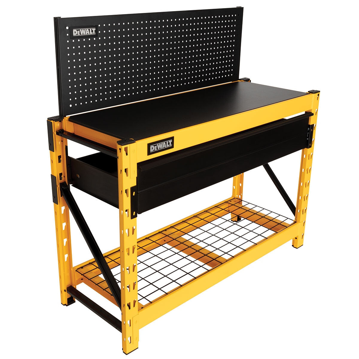DeWALT 2 Shelf Industrial Storage Rack Work Station