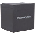 Emporio Armani Three Hand Date Black Leather Men's Watch AR1732 - SuperSaverAU - view 5