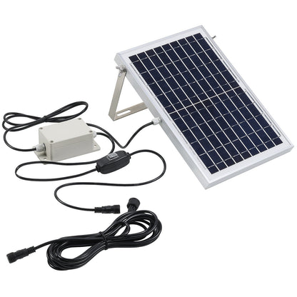 EGLO Festoon Solar Kit 10 Light 12V E27 Multi-Colour - Weatherproof Outdoor Lighting Solution