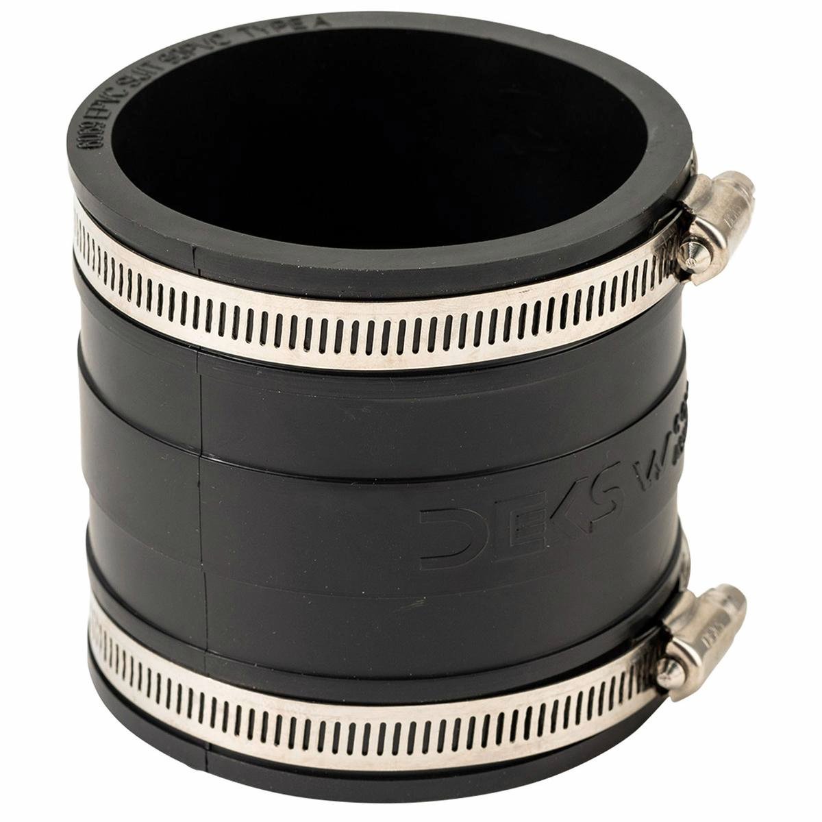 Deks 90mm Pvc Stormwater Coupling - EPDM Rubber - Durable - Black - SuperSaverAU - view 1