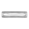 Platinum Men's Comfort Fit Milgrain Band - SuperSaverAU - view 1