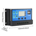 20A Solar Charge Controller for 12V and 24V Systems with LCD and Dual USB - view 3