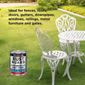 White Knight Rust Guard 1L Flame Red Gloss Epoxy Enamel Paint UV-Resistant for Metal