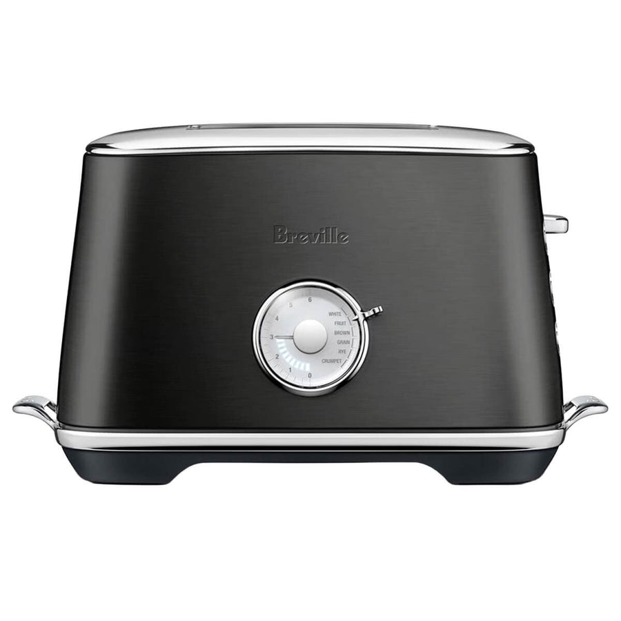 Breville Toast Select Luxe 2 Slice Toaster - Black Stainless Steel, LED Browning Indicator - BTA735BST4JAN1
