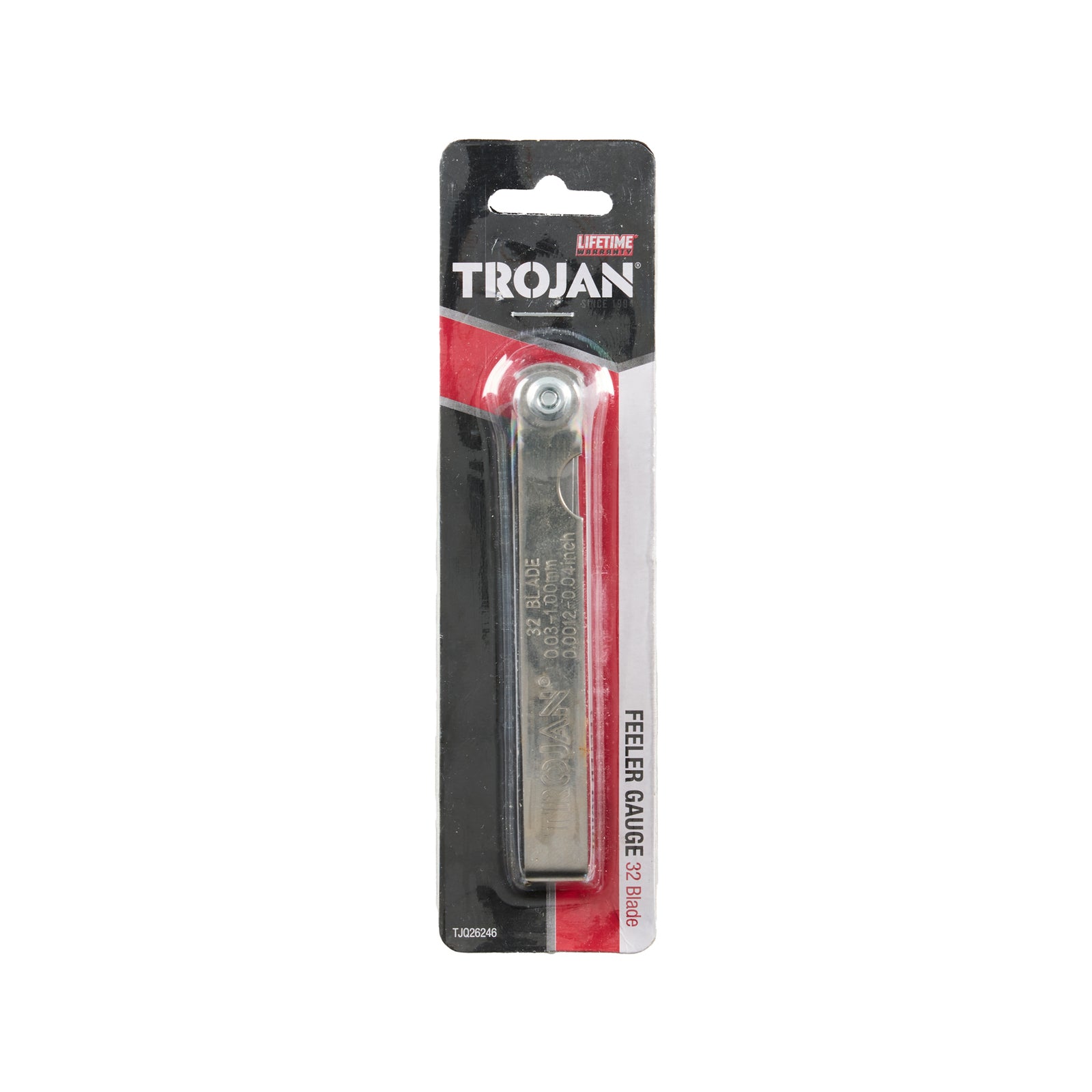Trojan 32 Blade Metric Feeler Gauge Fan Style for Gap Measuring