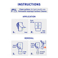 Permastik Adhesive Mug Hooks 10 Pack - White, No-Drill Cupboard Hooks