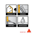 Sika Sikaseal Acrylic - 310ml - Acrylic - Paintable Interior Use - SuperSaverAU - view 2