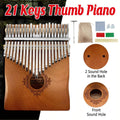 21 Key Beginner Thumb Piano Portable Kalimba for Kids and Adults Music Practice