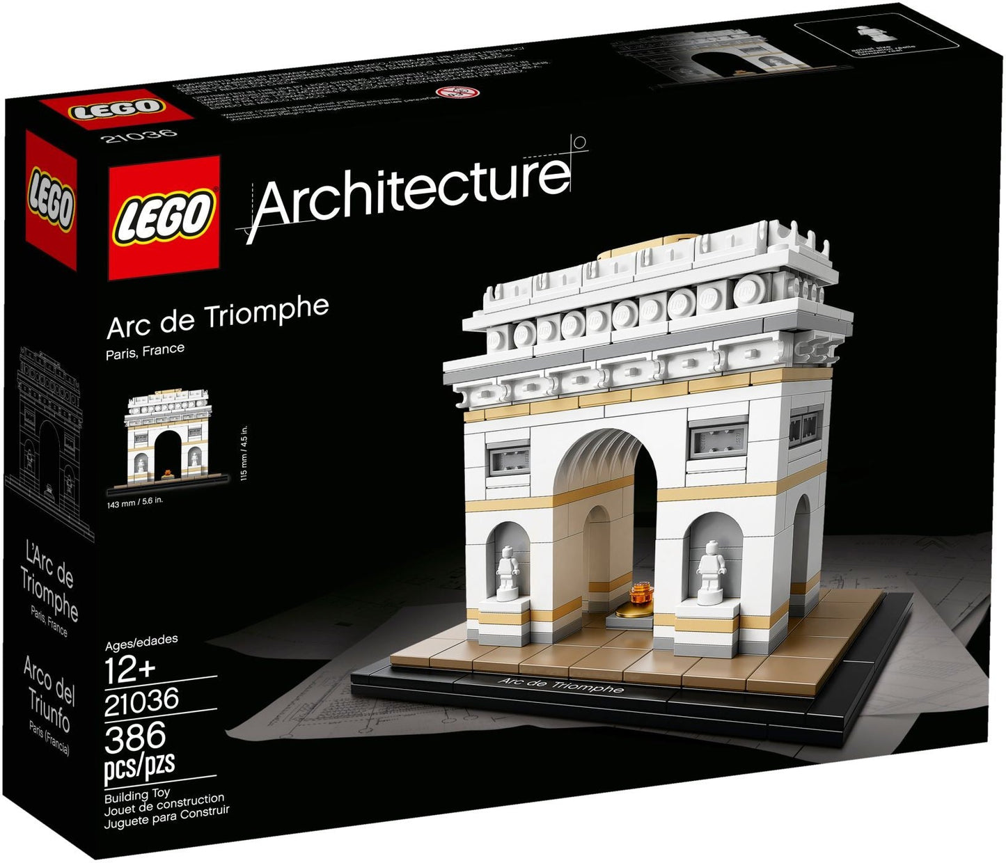LEGO 21036 Architecture Arc De Triomphe- Auzzi Store