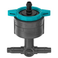 Gardena Adjustable Inline Drip Head - 1-8L/H - 5 Pack - Black/Turquoise - SuperSaverAU - view 2