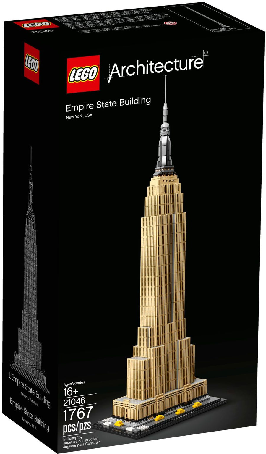 LEGO 21046 Empire State Building Architecture Set NYC Skyline Model - SuperSaverAU - view 1