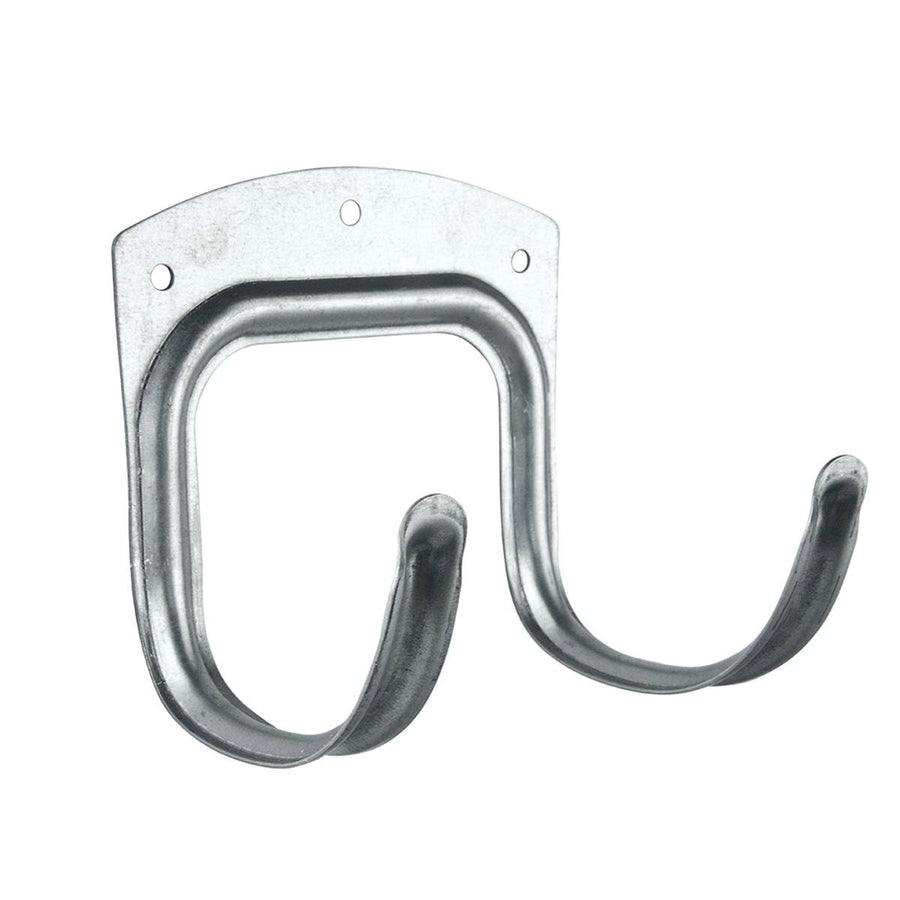 Pinnacle Large Galvanised Double Utility Hook 5 Pack - Metal - Rust Resistant - Organise Tools - SuperSaverAU - view 1