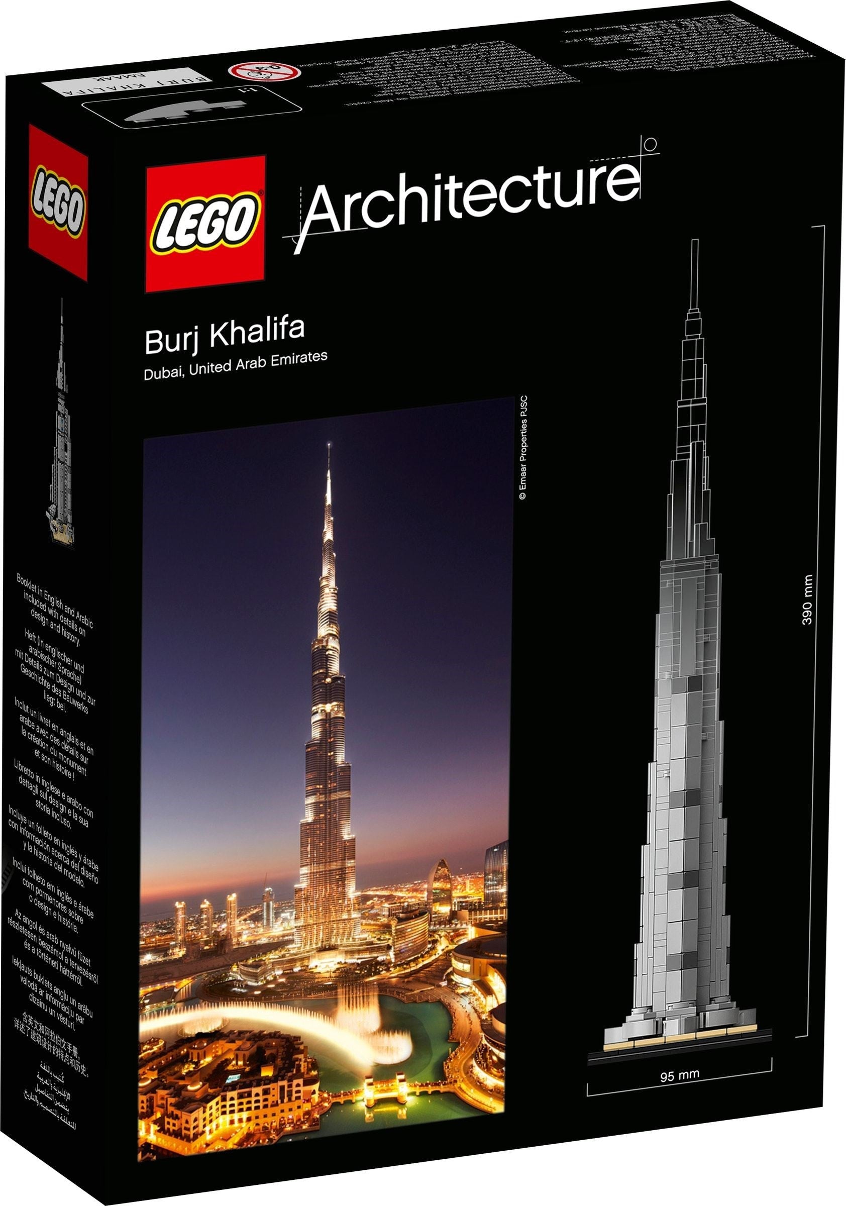 LEGO 21055 Burj Khalifa Architecture Model Kit - SuperSaverAU - view 4