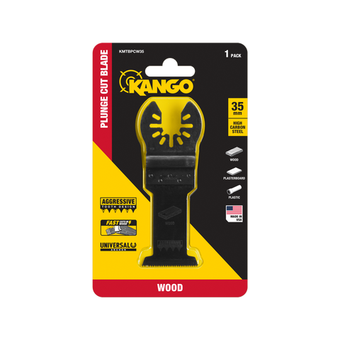Kango 35mm Aggressive Tooth Plunge Cut Multi Tool Blade - 51mm Cutting Depth - Fast Timber Cuts - SuperSaverAU - view 1