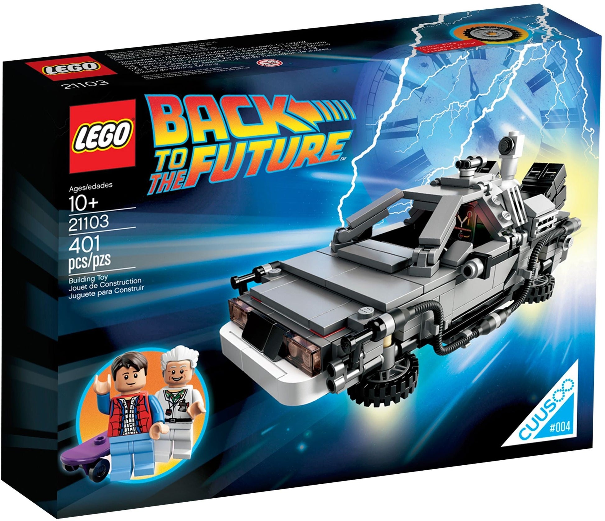 LEGO Ideas 21103 Back to The Future The DeLorean Time Machine- Auzzi Store