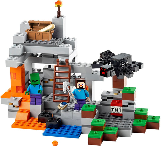 LEGO 21113 The Cave Minecraft Set: Mine, Craft, Battle!
