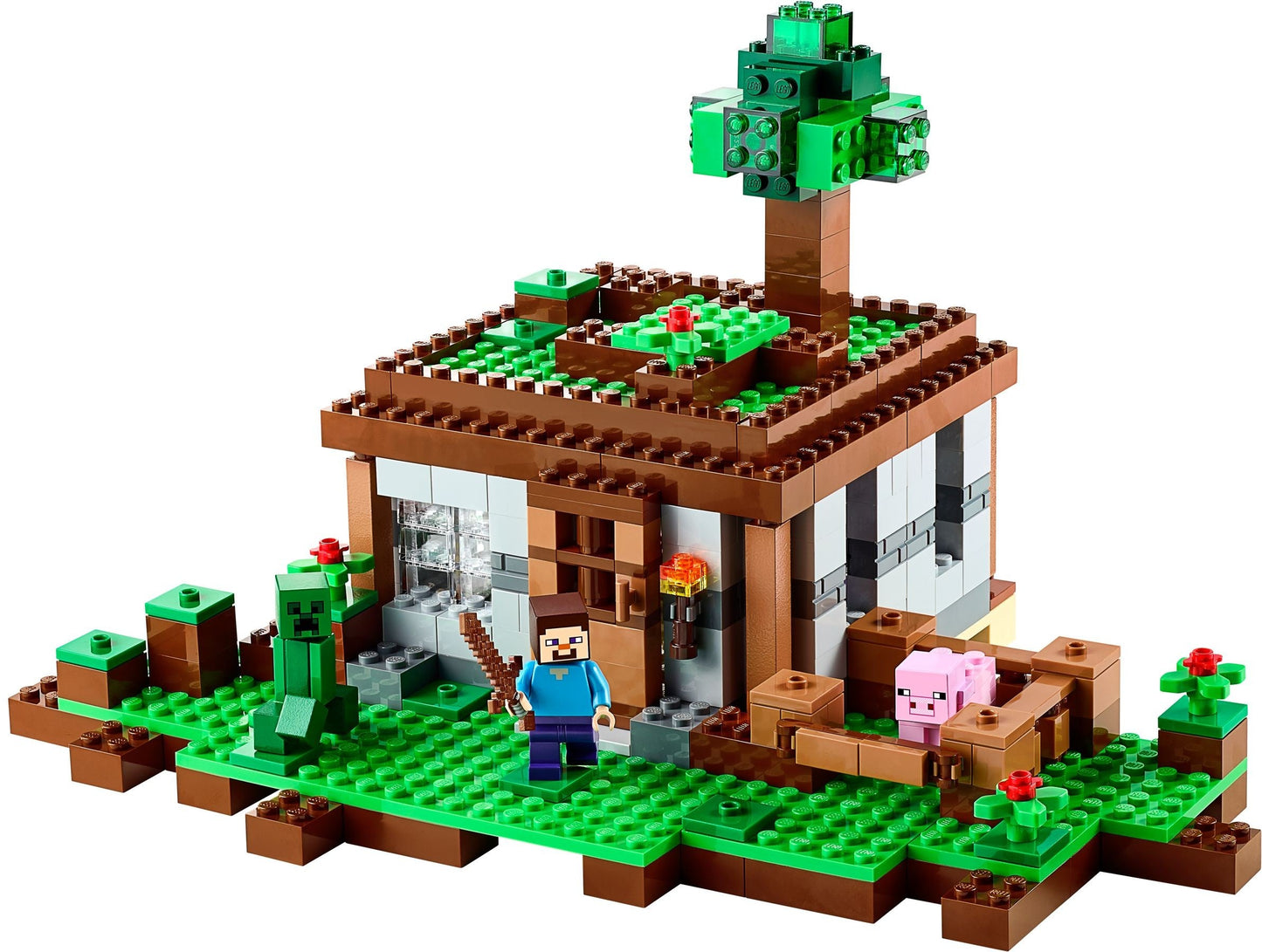 LEGO 21115 The First Night Minecraft Set: Steve vs. Creeper