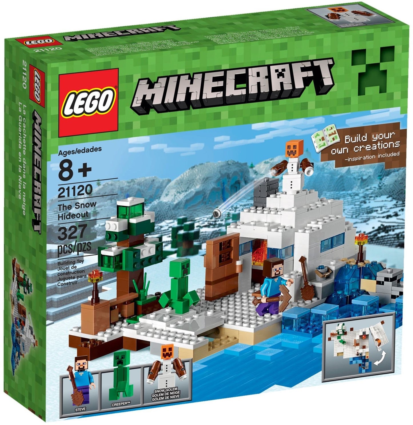 LEGO 21120 Minecraft The Snow Hideout- Auzzi Store