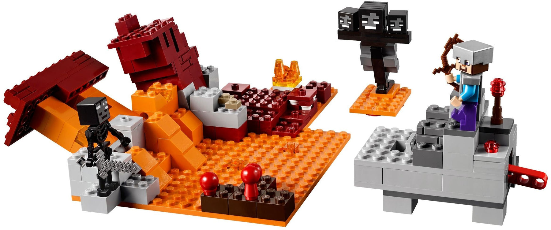 LEGO 21126 The Wither - Minecraft Nether Fortress Battle - SuperSaverAU - view 4