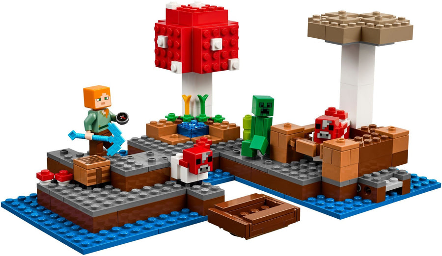 LEGO 21129 Minecraft The Mushroom Island Building Set - SuperSaverAU - view 1