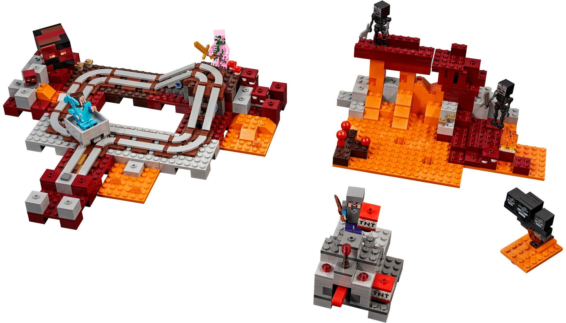 LEGO 21130 Minecraft The Nether Railway Set - SuperSaverAU - view 2