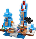 LEGO 21131 The Ice Spikes Minecraft Set: Snow Golem & Spider Adventure - SuperSaverAU - view 1